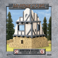 Battlefield in a Box - Wartorn Village - Medium Ruin Sandstone